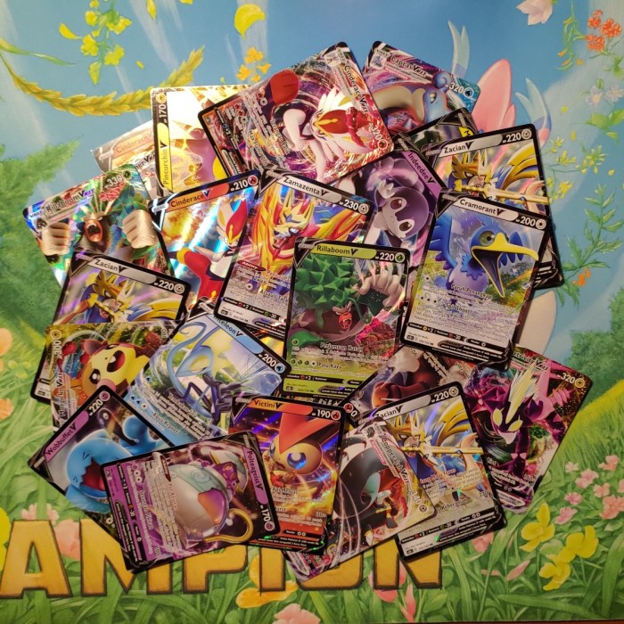 Jual Te9054 Opu Kartu Pokemon Tcg Indonesia Random V Or V Max Card