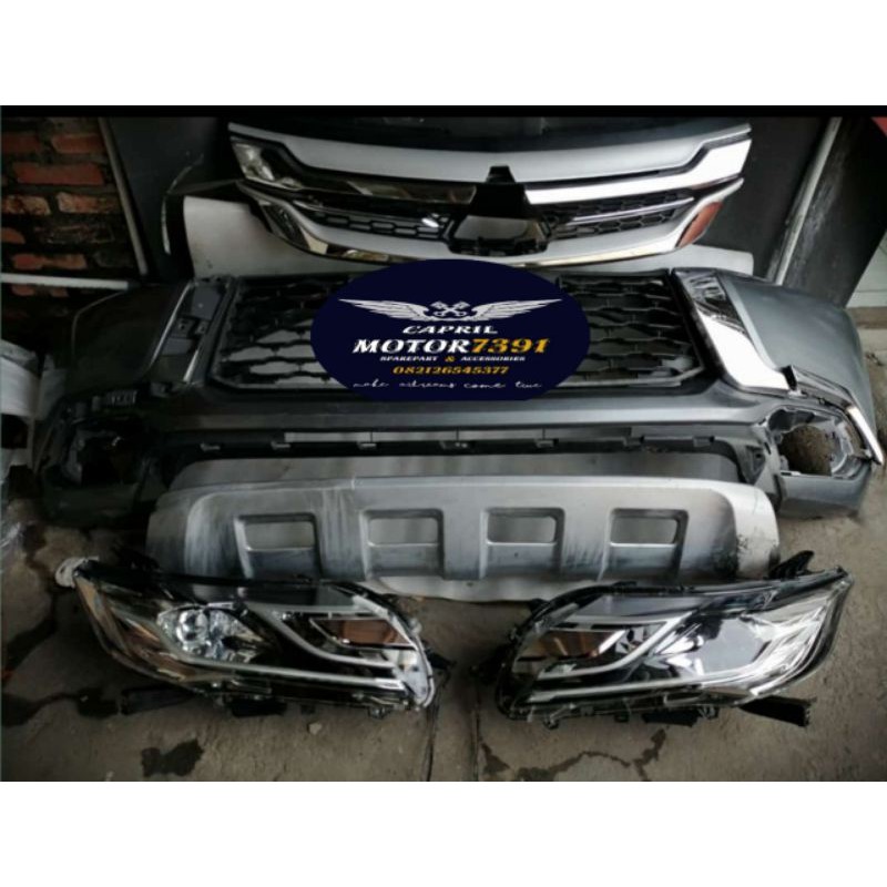 Jual Jual Bumper Headlamp Grille Mitsubishi All New Pajero Sport Dakar