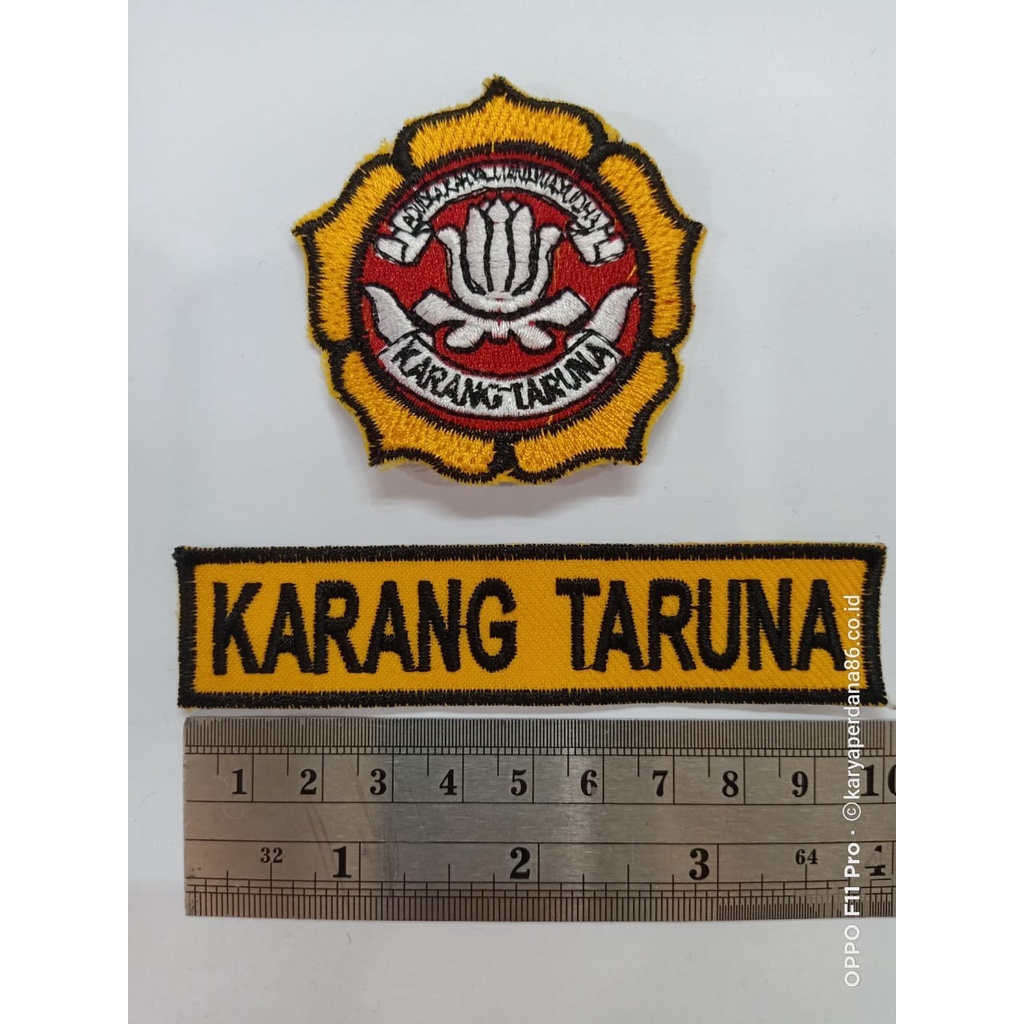 Jual Logo Karang Taruna Set Batch Karang Taruna Bordir Shopee