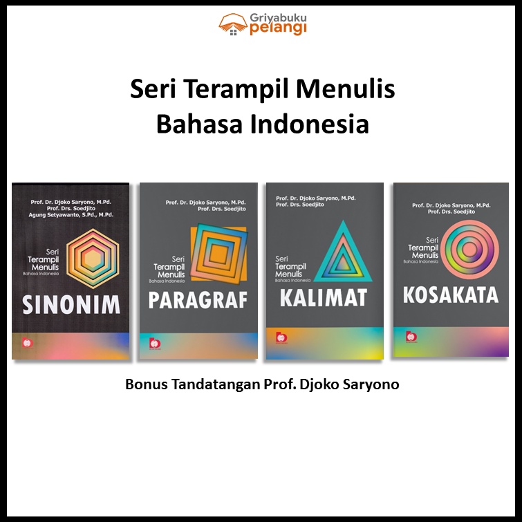 Jual Paket Terampil Menulis Bahasa Indonesia KOSAKATA KALIMAT PARAGRAF