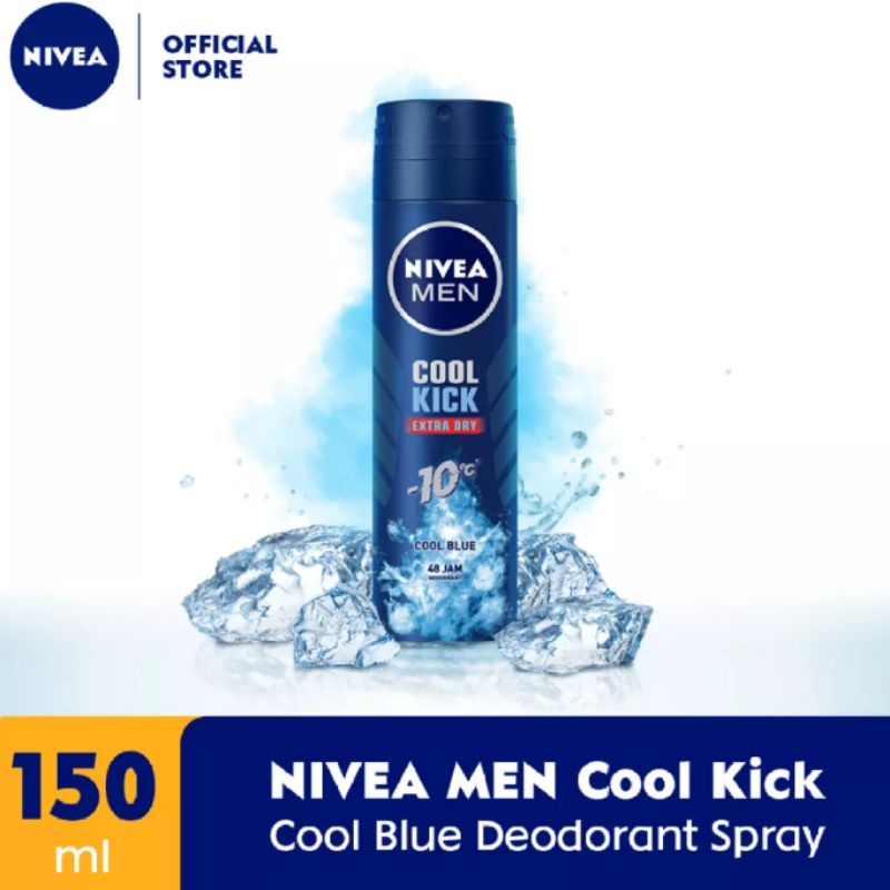 Jual Nivea Men Deodorant Cool Kick Spray Ml Shopee Indonesia