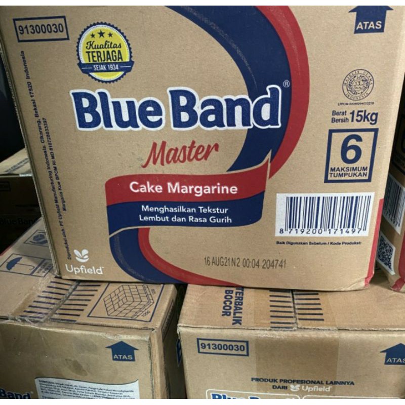 Jual Blue Band Master Cake Margarine 15kg DUS Original GOJEK Shopee