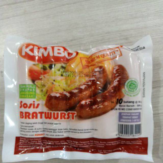 Jual Sosis Bratwurst Kimbo Shopee Indonesia