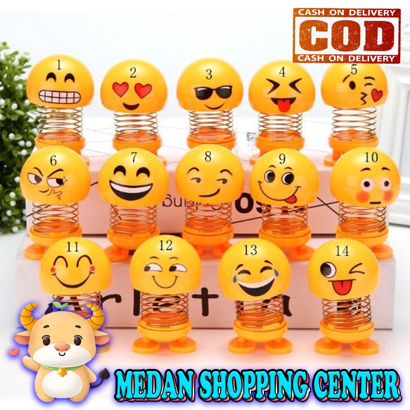 Jual Msc Boneka Emoji Per Goyang Hiasan Pajangan Untuk Di Atas