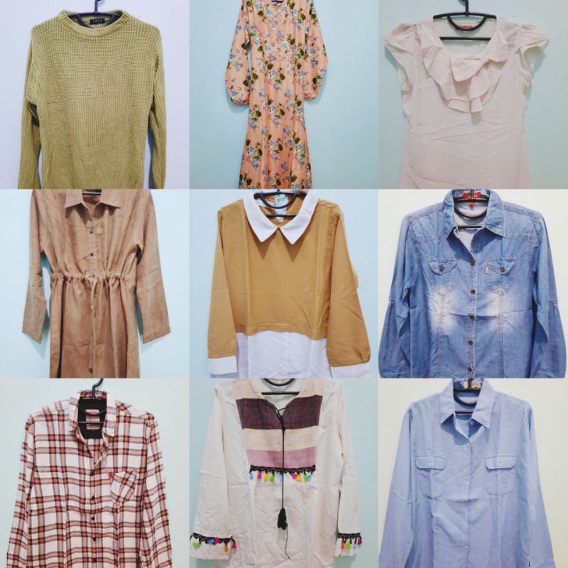 Jual Baju Preloved Thrift Bekas Wanita Layak Pakai Murah Shopee