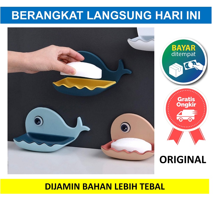 Jual Tempat Sabun Paus Batang Model Ikan Holder Rak Wadah Kotak