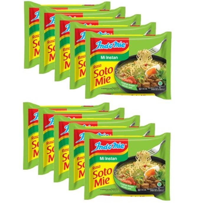 Jual Indomie Kuah Rasa Soto Mie Ii 10 Pcs Shopee Indonesia