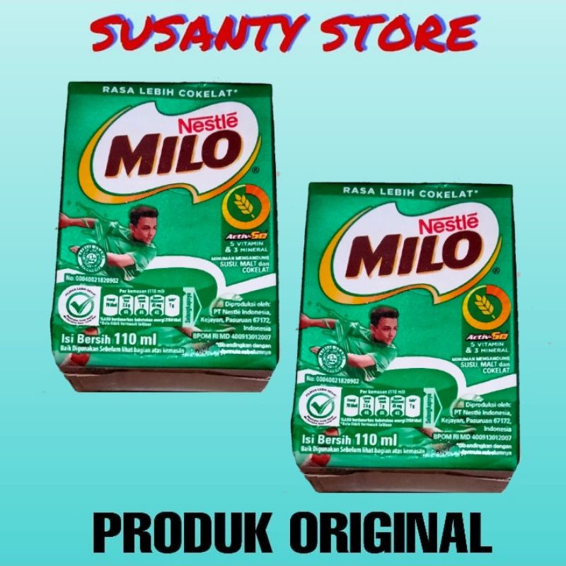 Jual Milo Nestle Active Go Ml Minuman Mengandung Susu Malt Dan