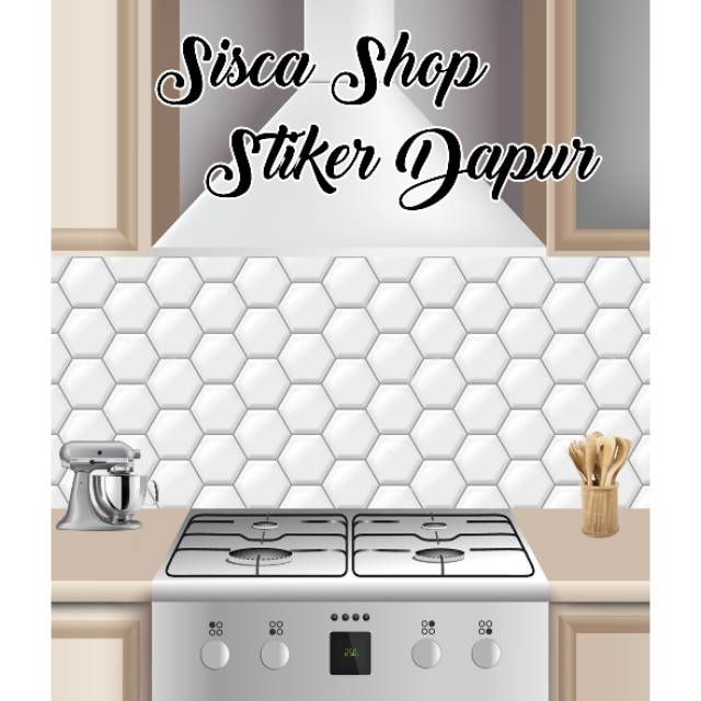 Jual WALLPAPER STIKER DINDING DAPUR KAMAR MANDI ANTI AIR TAHAN MINYAK