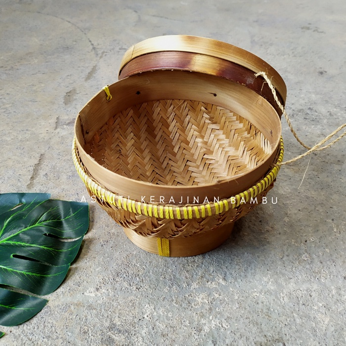 Jual Cething Nasi Bambu 15 Cm Wadah Nasi Tradisional Wadah Nasi