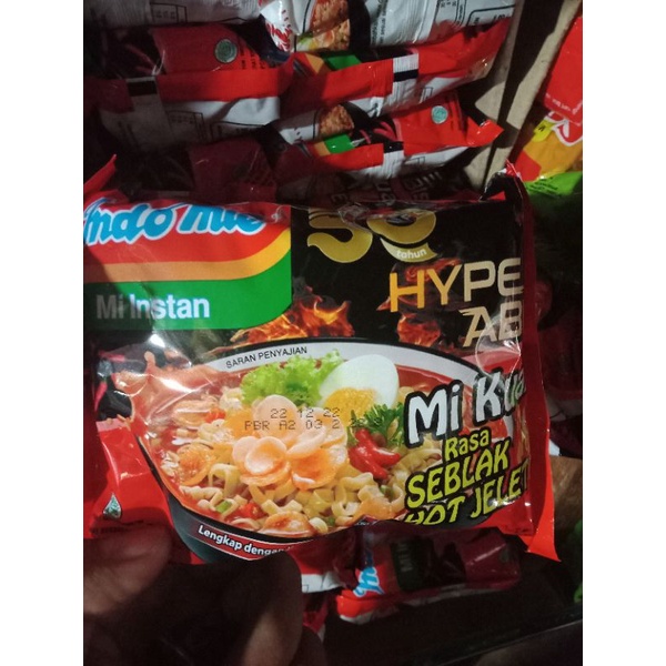 Jual Indomie Hyper Abis Mi Kuah Rasa Seblak Hot Jeletot 5 Pcs Shopee