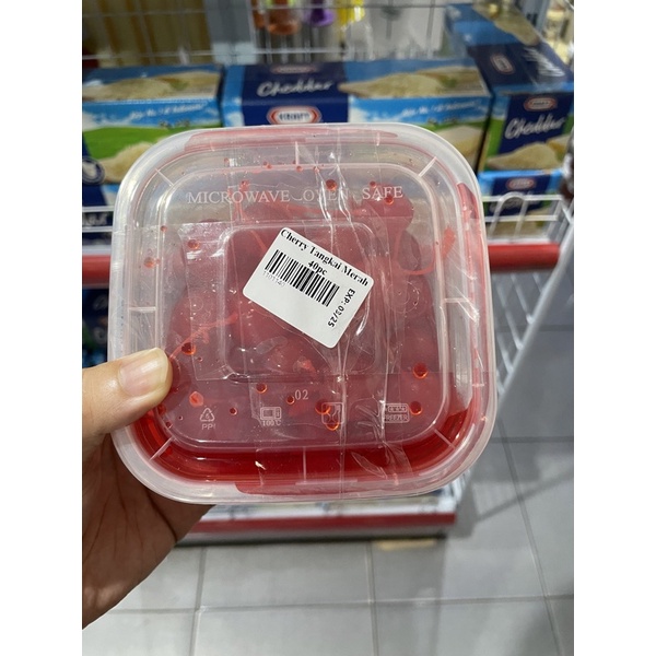 Jual Cherry Tangkai Merah Isi Pcs Shopee Indonesia