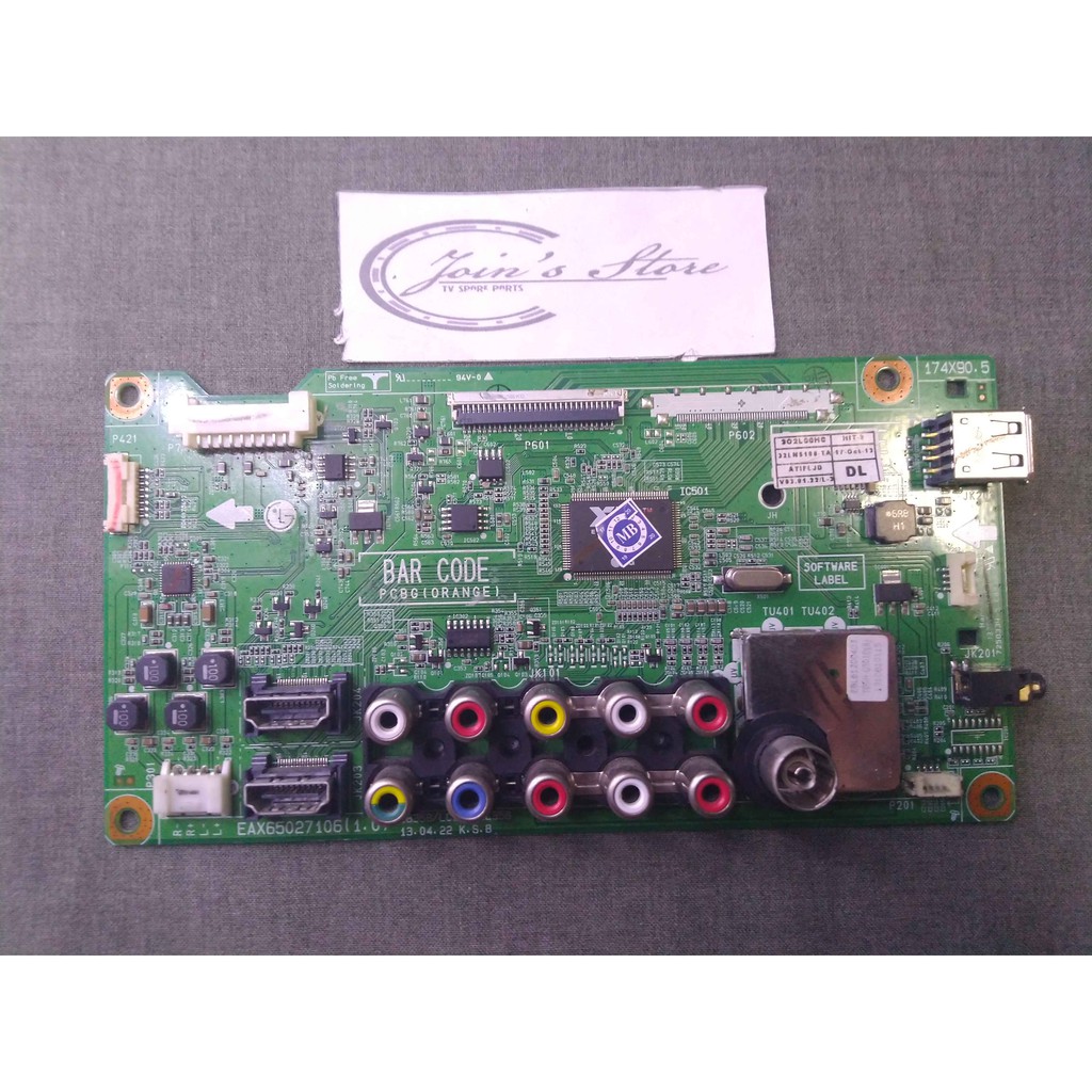 Jual MB TV LG 32LB530a 32LB530 A MAINBOARD MICOM 32LB530a Ta