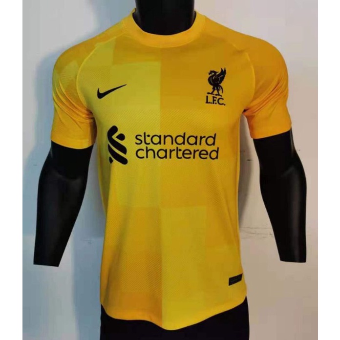 Jual Jersey Bola Terbaru Liverpool Liverpol Gk Kiper Yellow Kuning