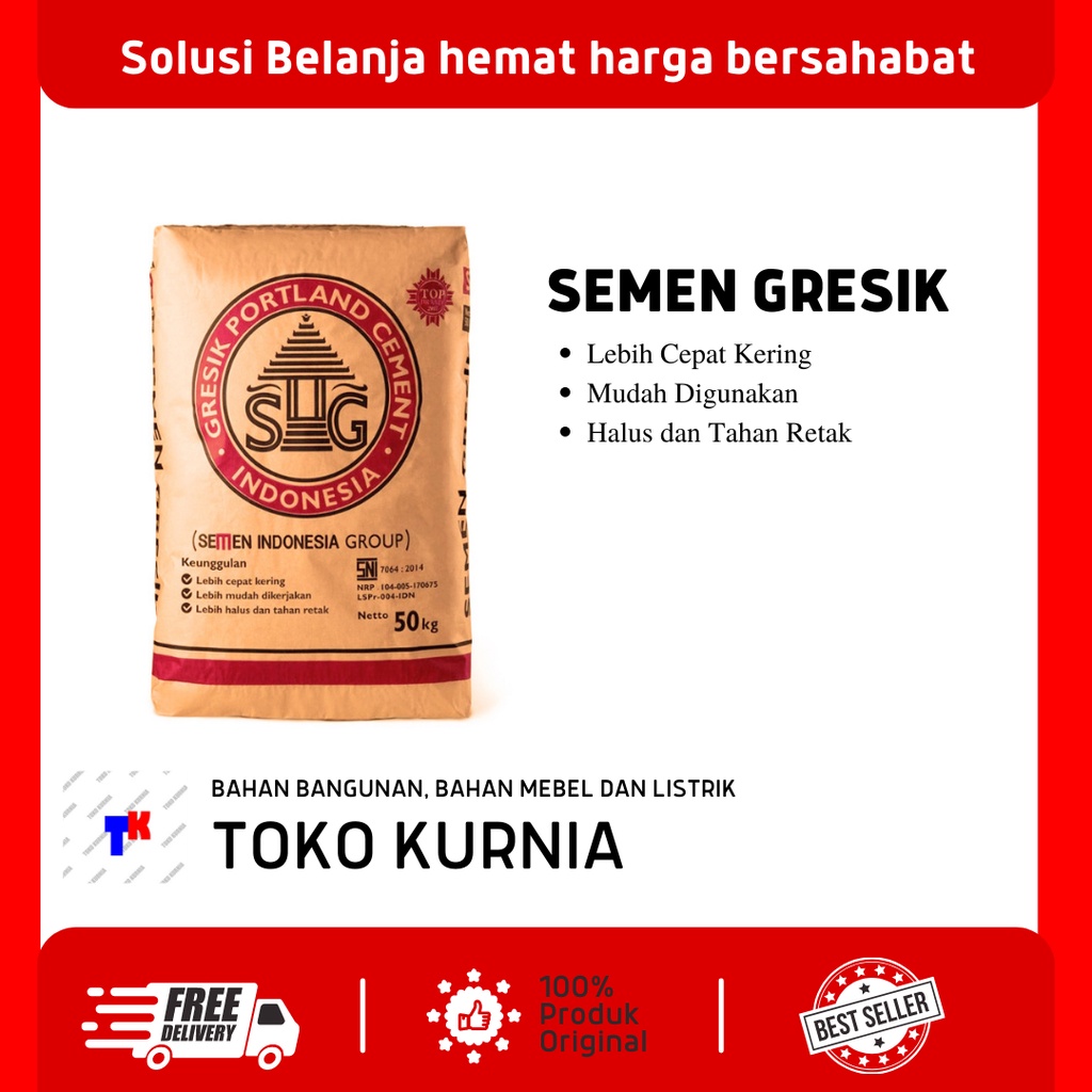 Jual Semen Gresik Kg Shopee Indonesia