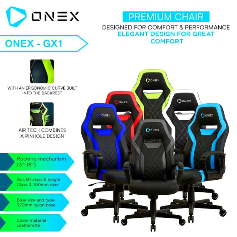 Jual Onex Gx Premium Gaming Chair Original Indonesia Shopee Indonesia