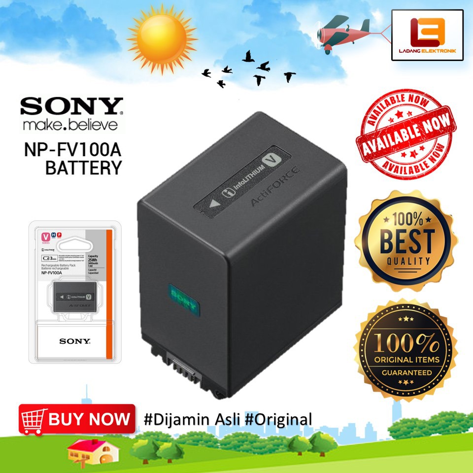 Jual Sony Np Fv A Rechargeable Battery Pack Original Shopee Indonesia