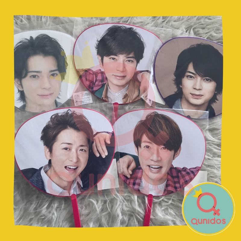 Jual PRELOVED Mini Uchiwa Arashi Satoshi Ohno Masaki Aiba Jun