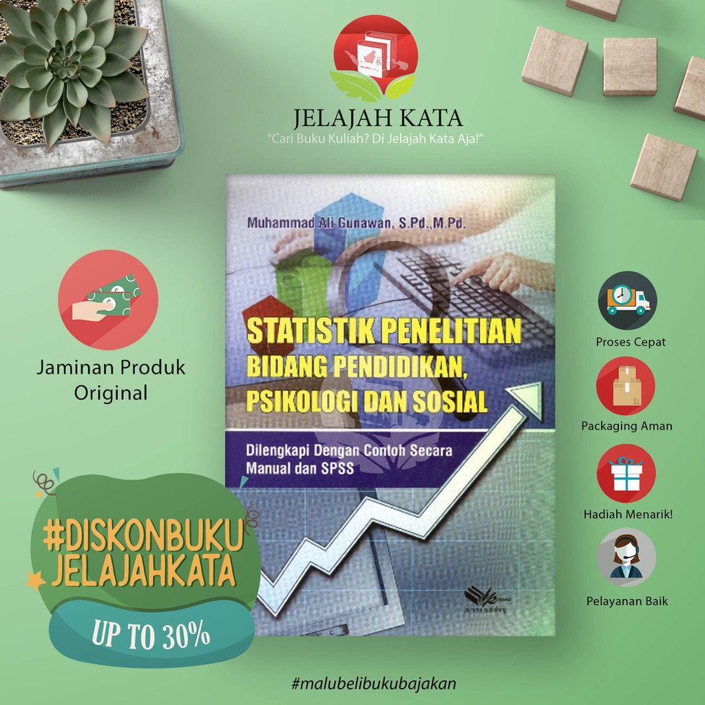 Jual Buku Statistik Penelitian Bidang Pendidikan Psikologi Dan Sosial