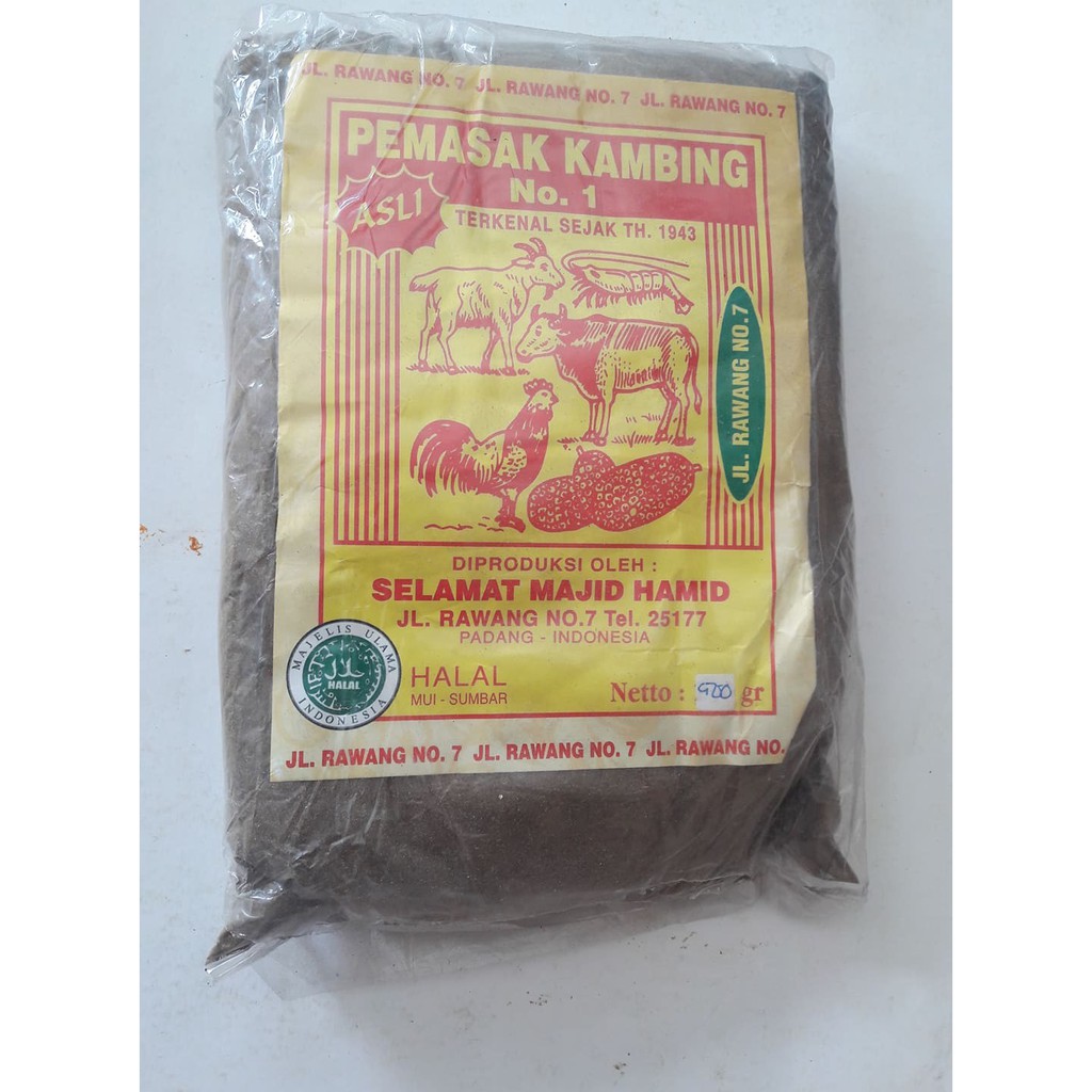 Jual Bumbu Pemasak Kambing No Selamat Madjid Hamid Gram Shopee