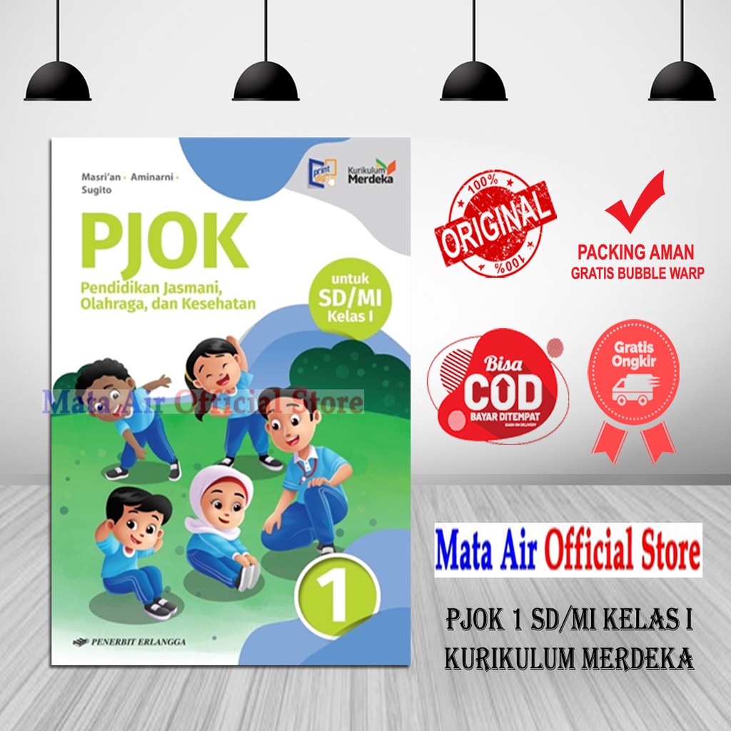 Jual Original Pjok Untuk Sd Mi Kelas Kurikulum Merdeka Masrian