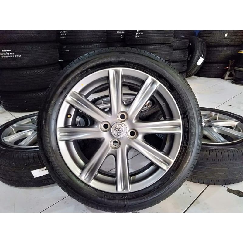 Jual Velg Second Copotan Mobil Yaris Trd Ring Pcd X Ban