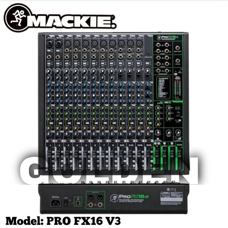 Jual Mixer Mackie Profx V Original Pro Fx V Channel Shopee