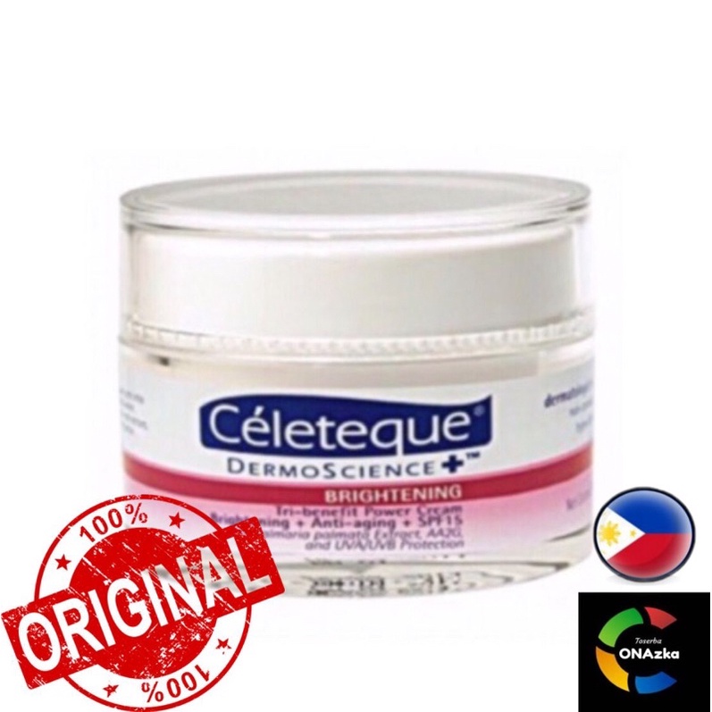 Jual Celeteque Brightening Tri Benefit Power Cream Spf Ml