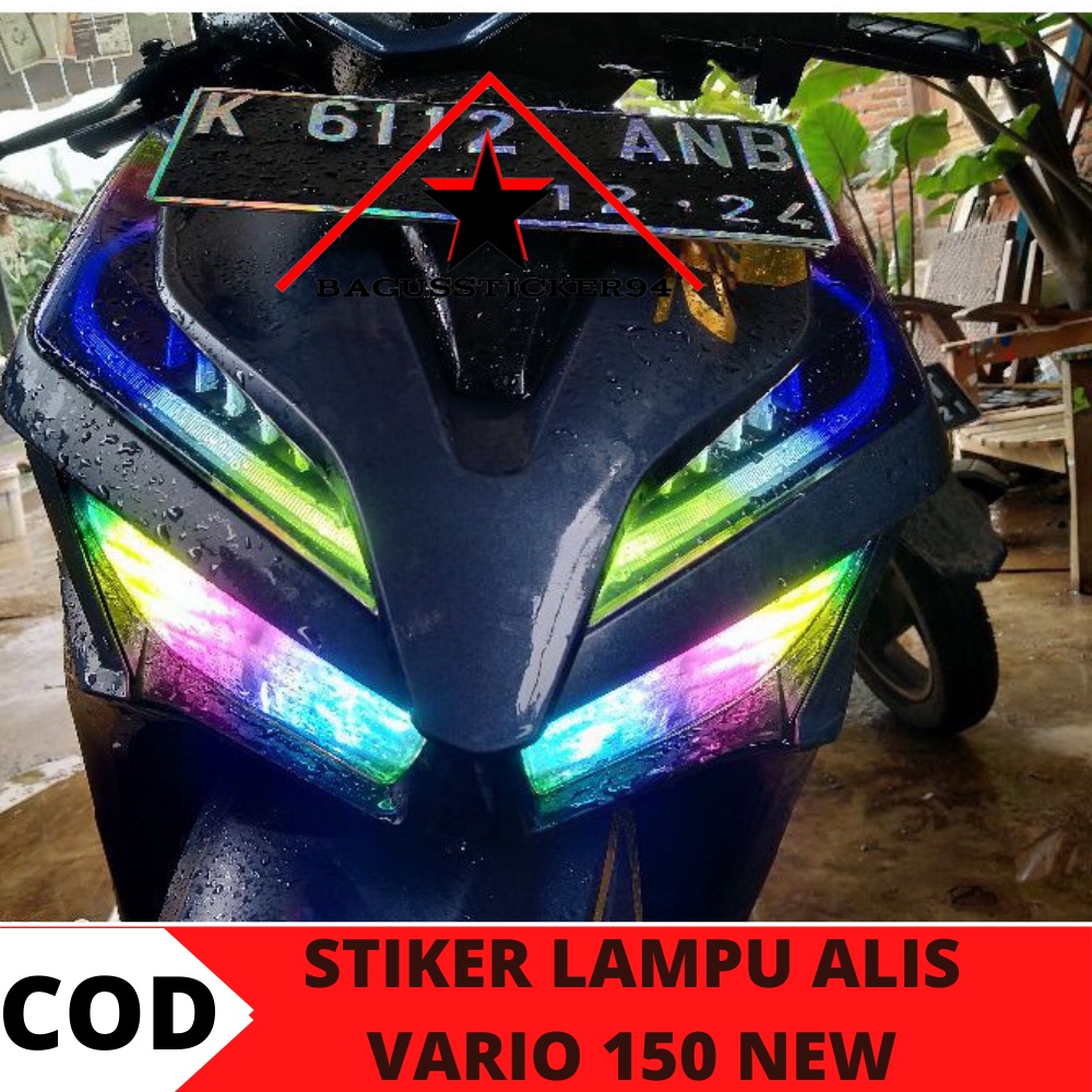 Jual Sticker Lampu Alismotor Vario Rgb Stiker Lampu Alis Motor