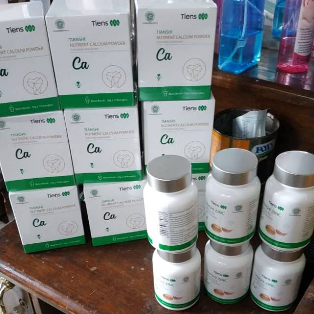 Jual Peninggi Badan Tiens 3 Bulan 9 Box Nutrient Calcium Powder 6