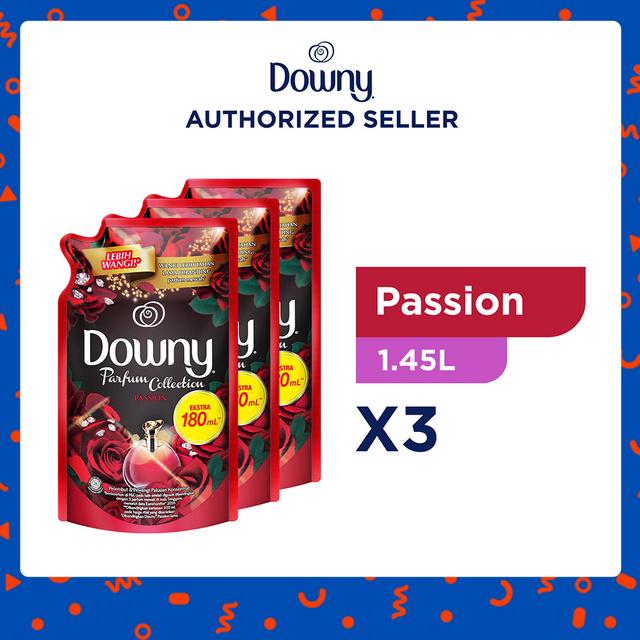 Jual Downy Pewangi Dan Pelembut Pakaian Konsentrat Passion 3 X 1450 ML