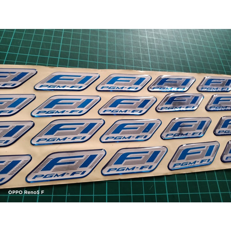 Jual Stiker Emblem Honda Beat Vario Emblem Fi Pgm Fi Dan Fi Idling