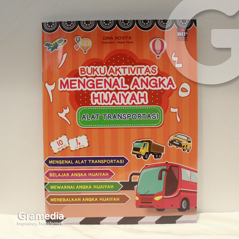 Jual Gramedia Palembang Buku Aktivitas Mengenal Angka Hijaiyah Alat