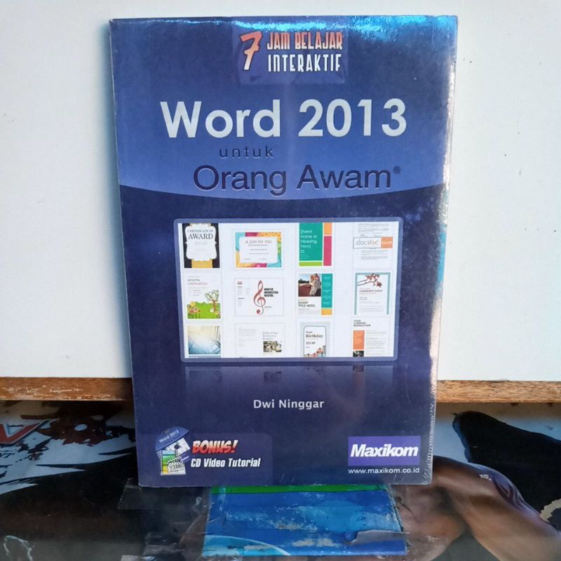 Jual Buku Komputer 7 JAM BELAJAR INTERAKTIF Word 2013 Untuk Orang