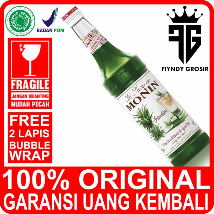 Jual Monin Pandan Syrup Ml Shopee Indonesia