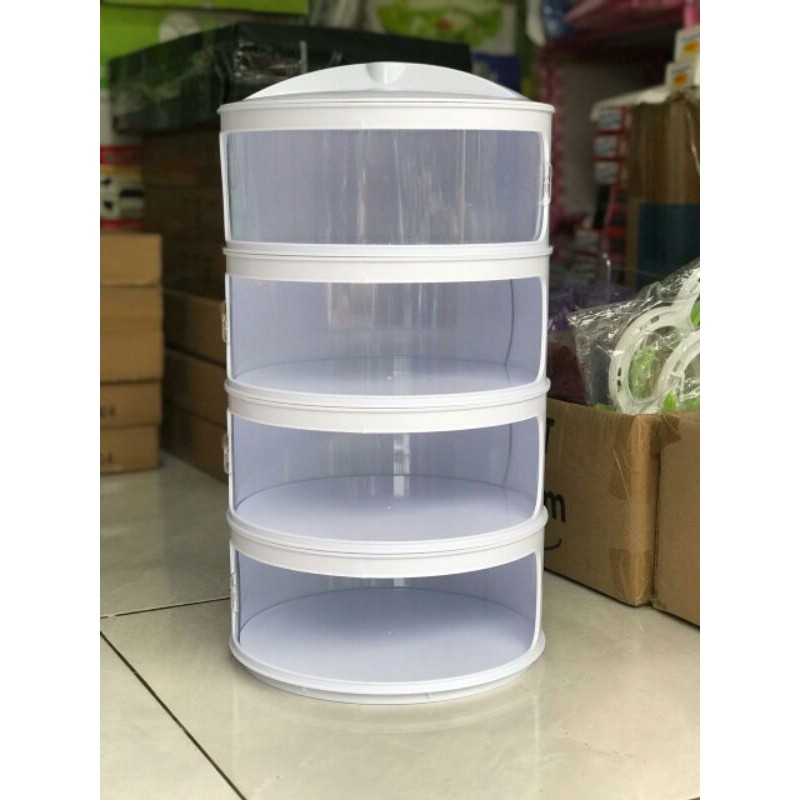 Jual Food Storage Tudung Saji Susun Viral Ready Stock Bisa Cod