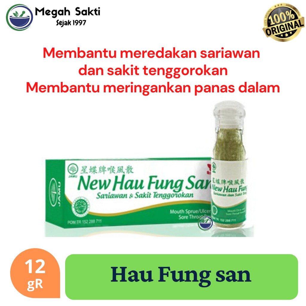 Jual Hau Fung San Obat Sariawan Sakit Tenggorokan Dan Bau Mulut