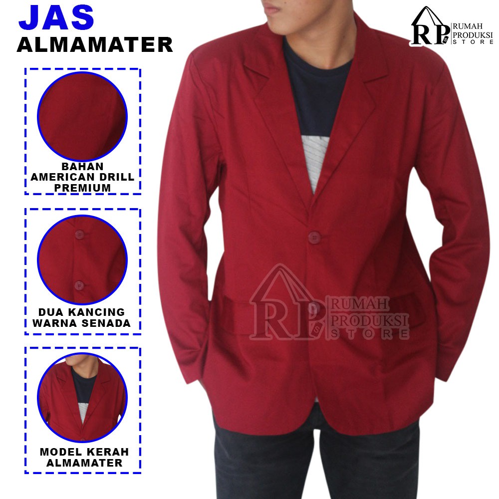 Jual JAS ALMAMATER SEKOLAH JAS ALMAMATER MAROON JAS ALMET JAS