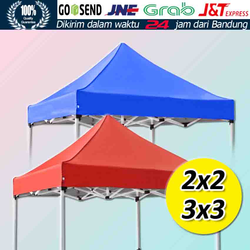 Jual Atap Tenda Lipat 3x3 2x2 Bahan Polyester 420D Shopee Indonesia