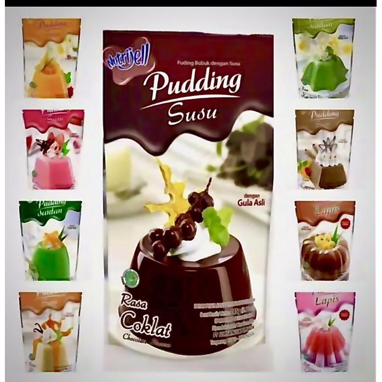 Jual Nutrijell Pudding Susu Powder Forisa Puding Susu Rasa Buah CAP