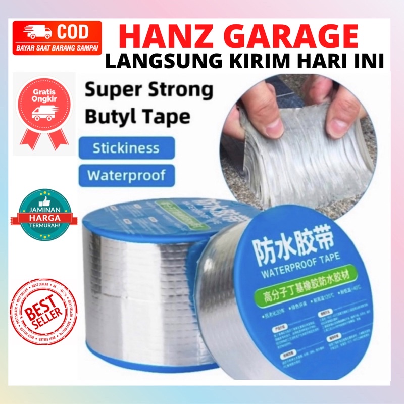 Jual Tape Anti Bocor Foil Butyl Aluminium M X Cm Waterproof Perekat