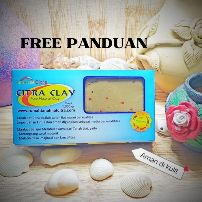 Jual Tanah Liat Prakarya Citra Clay Gr Free Panduan Kemasan Kardus