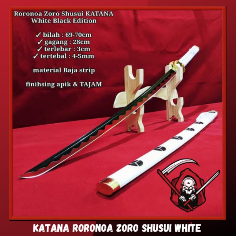 Jual Katana Samurai Roronoa Zoro Shusui Series Pedang Jepang Super