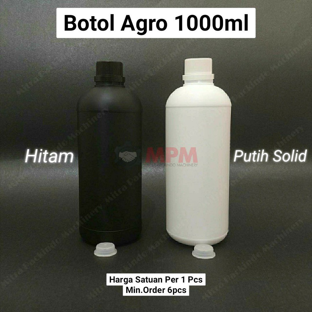 Jual Botol Agro Hdpe Putih Hitam M L Botol Labor Ml L