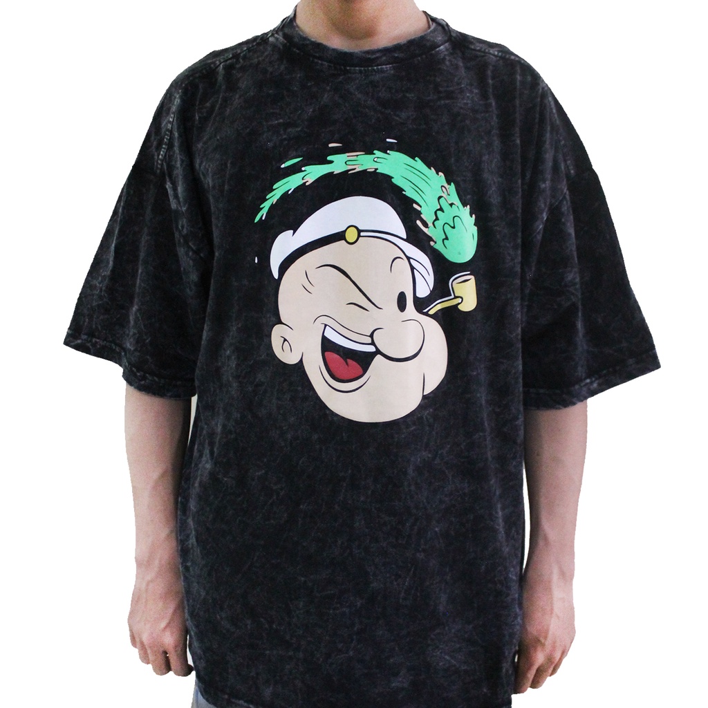 Jual Kaos Washing Oversize Popeye Rtmht Sinoig Shopee Indonesia