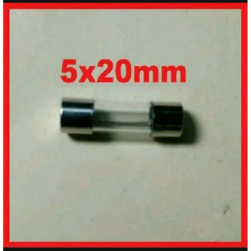 Jual Sikring Kaca X Mm Sekring Kaca Fuse Tube Cartridge Fuses Glass