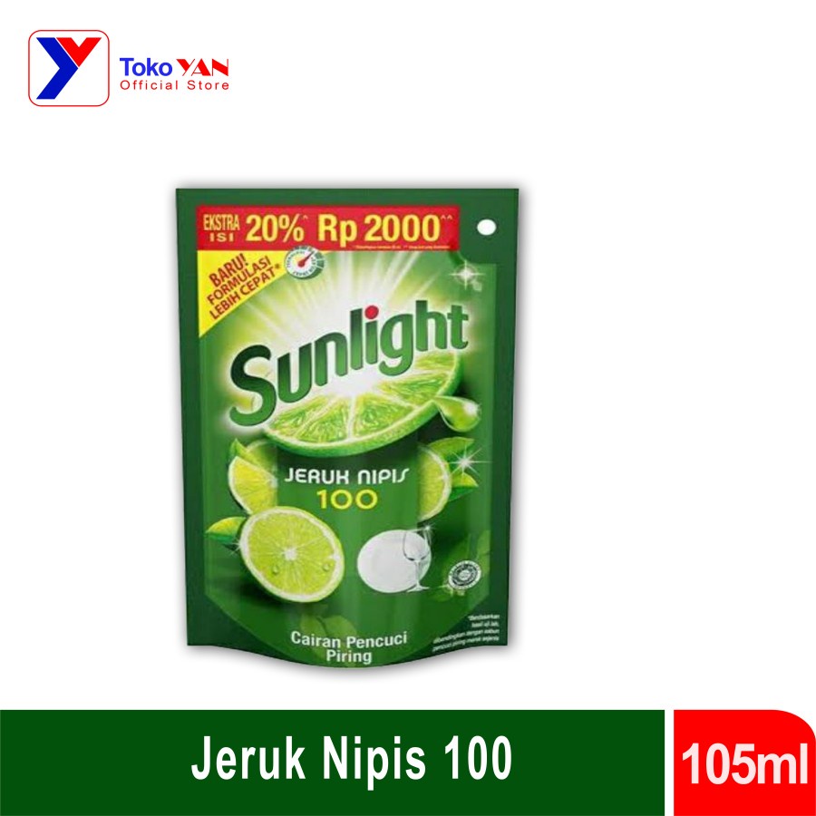 Jual Sunlight Cairan Pencuci Piring Jeruk Nipis 100 105ml Indonesia