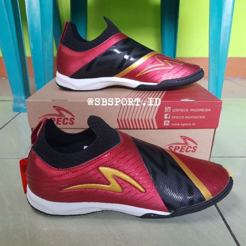 Jual Sepatu Futsal Specs Accelerator Slaz Elite In Red Dahlia Shopee