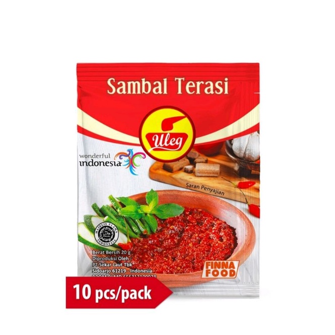 Jual Sambal Uleg Sachet Gr Isi Sambel Renceng Finna Shopee