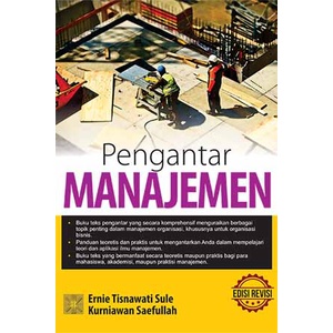 Jual Buku Pengantar Manajemen Edisi Revisi Ernie Tisnawati Sule